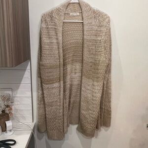 Cozy Beige Knit Cardigan